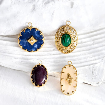 Stone charms