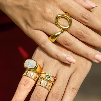 Aquastreet Statement Rings