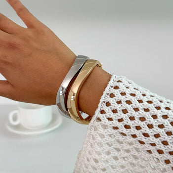 bangle and thin cuff