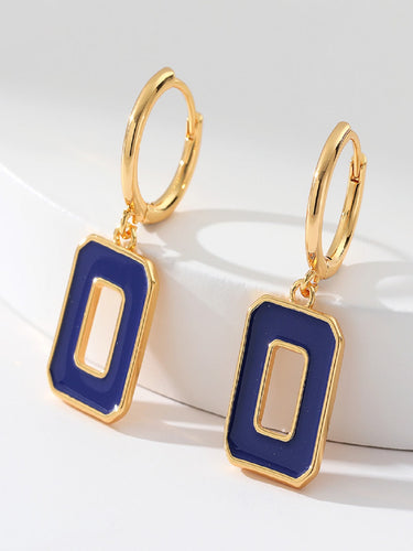 Sharlett Blue Drop Earrings | 18K Plated