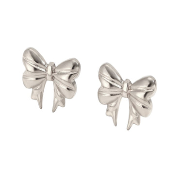 Pretty in Bow Studs | 18K Plated