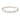 Silver Square zircon Bracelet by Aquastreet