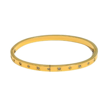 Crystal Zirconic Gold Plated Bracelets