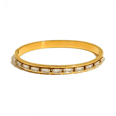 Cubic Zirconic Gold Bracelet for Women