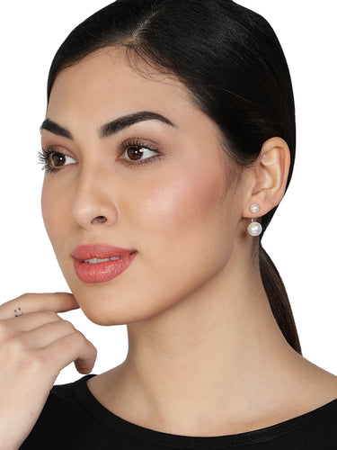 Pearl Whisper Ear Jackets Earring