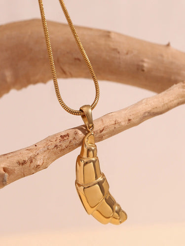 Croissant Pendant Set | 18K Plated