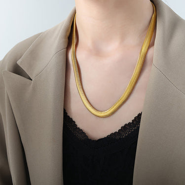 Snake Bone 8mm Necklace Chain