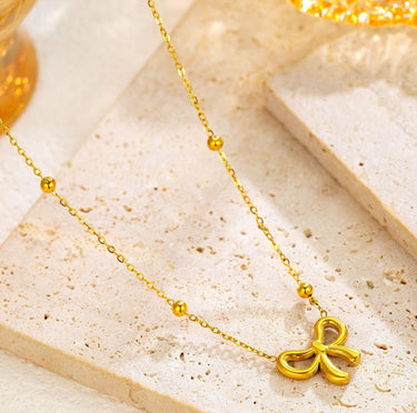 Charmie Bow Knot Pendant | 18K Plated