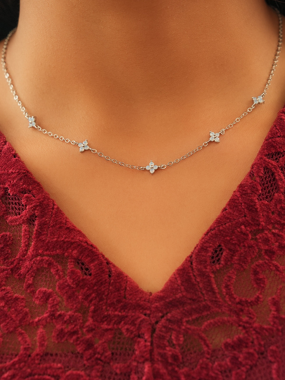 BloomBae Floral Necklace | 18K Plated