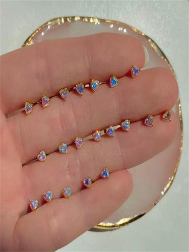 Heart Ear Piercings