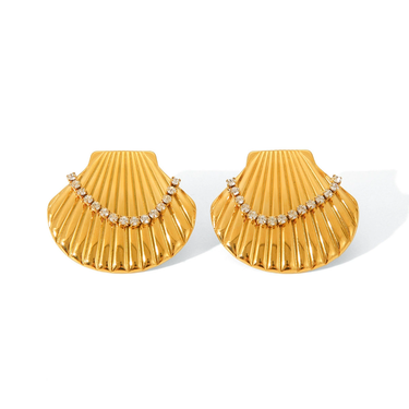 Zircon Shell Studs aquastreet