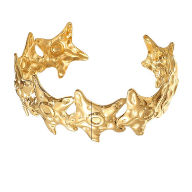 hammered-star-cuff-bracelet-18k-plated