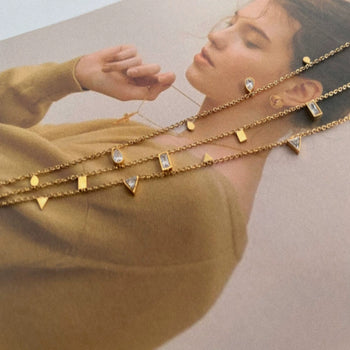 Valencia Zircon Drops Necklace