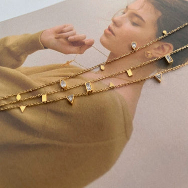 Valencia Zircon Drops Necklace