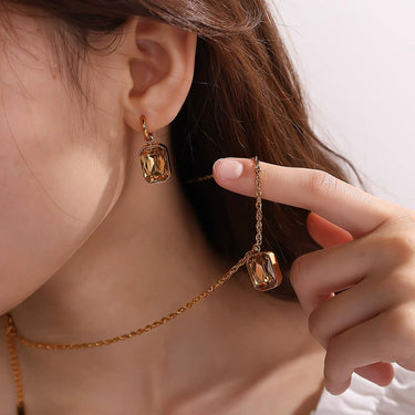 Aquastreet Zircon Pendant & Earrings Set