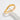 Valie Wavy Open Bangle Bracelet - gold creative