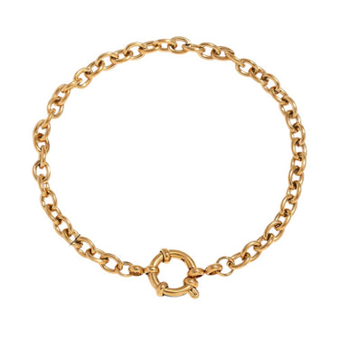 O Clip Chain Bracelet | 18K Plated