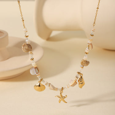 Starfish shell Necklace for women