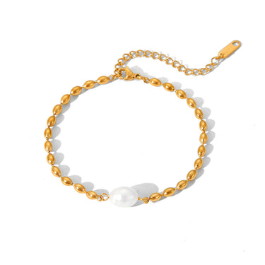 Beaded Pearl Bracelet