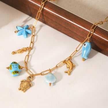 Aquastreet Color Pop Charms Necklace