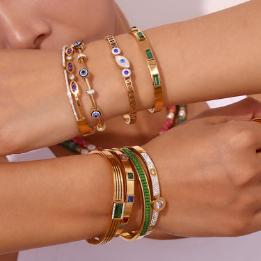 Ebony Bracelet | 18K Plated
