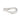 Valie Wavy Open Bangle Bracelet - Silver
