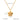 Floral Zircon Pendant size