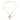 Meya Cross Gold Pendant