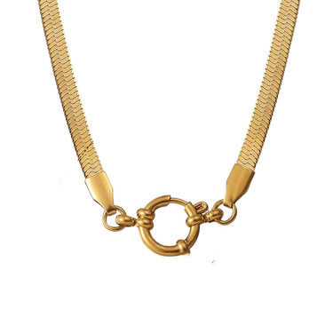 4mm-open-clasp-snake-chain-18k-plated