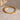 18k Gold Heart Zircon Bracelet by Aquastreet