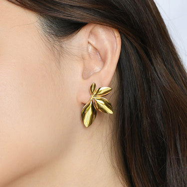 Floral Studs | 18K Plated