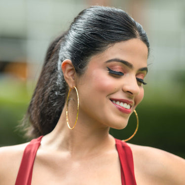 hoops earrings gold