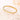 Waterproof gold Square Zircon White Stone Bracelets by Aquastreet