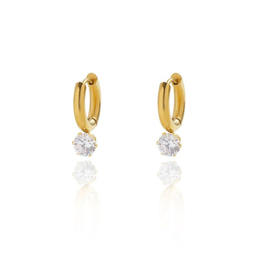 Zircon Second Stud Earring
