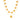18k Gold Plated Seashell Necklace & Pendant Set