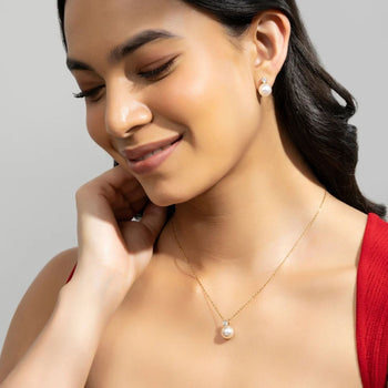 Earring and necklace