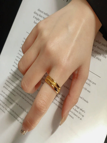 Lumina Trio Ring Set | 18K Plated