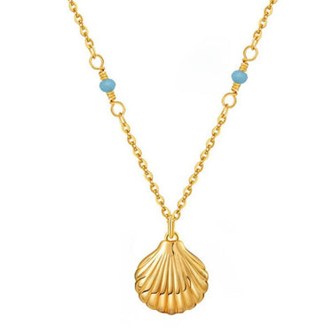 Seabreeze Shell Pendant | 18K Plated