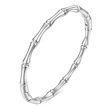 Bamboo Bangle | 18K Plated