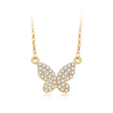 Elena Butterfly Pendant | 18K Plated