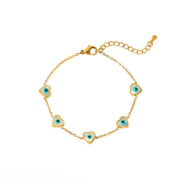 Guardian Love Evil Eye Bracelet | 18K Plated