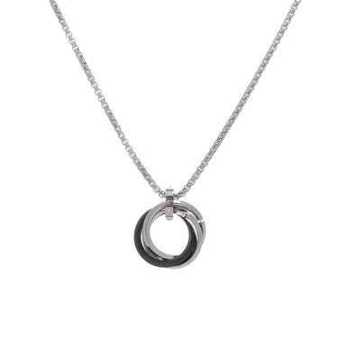Mens Tri Cycle Pendant Chain
