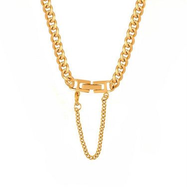 Kyle Chain Link Necklace | 18K Plated