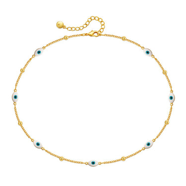 Andy Evil Eye Necklace | 18K Plated