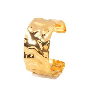 Diva Hammered Cuff | 18K Plated