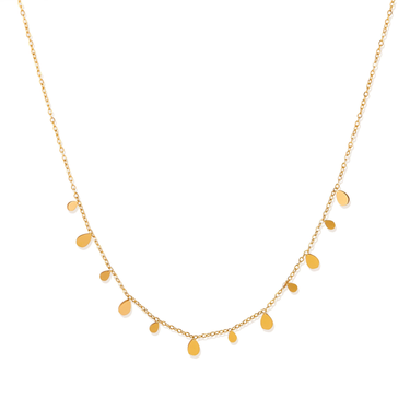 Felina Tear Drops Necklace | 18K Plated