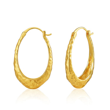 Serina Hoops | 18K Plated
