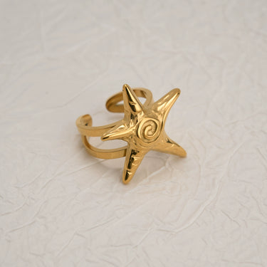 Celestial Starfish Ring| 18K Plated