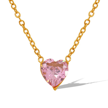 Dazzle Heart Pendant | 18K Plated