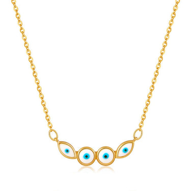 Only Good Vibes EvilEye Pendant | 18K Plated